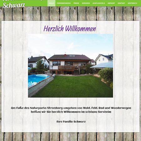 Ferienwohnung Schwarz Sersheim Exteriör bild